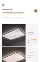 Plafonnier intelligent en bois massif 96W, design moderne ciel étoilé, indice de protection IP33, lampe LED pour salon, chambre, maison entière, couvercle en acrylique
