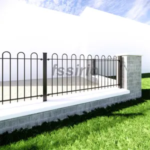 Barre di recinzione per muro di Villa in acciaio ferro battuto ringhiere sistemi per esterni apparecchio semplificare stile