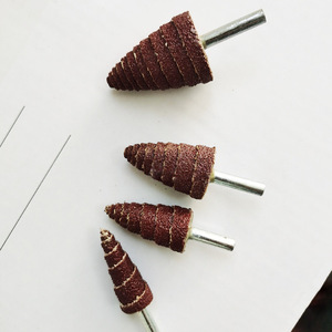 Conical Abrasive Cloth Grinding Head 16 20 25 30mm For Angle <b>Grinder</b> Metal Polishing Rust Removal Professional Grade - Product Image 2
