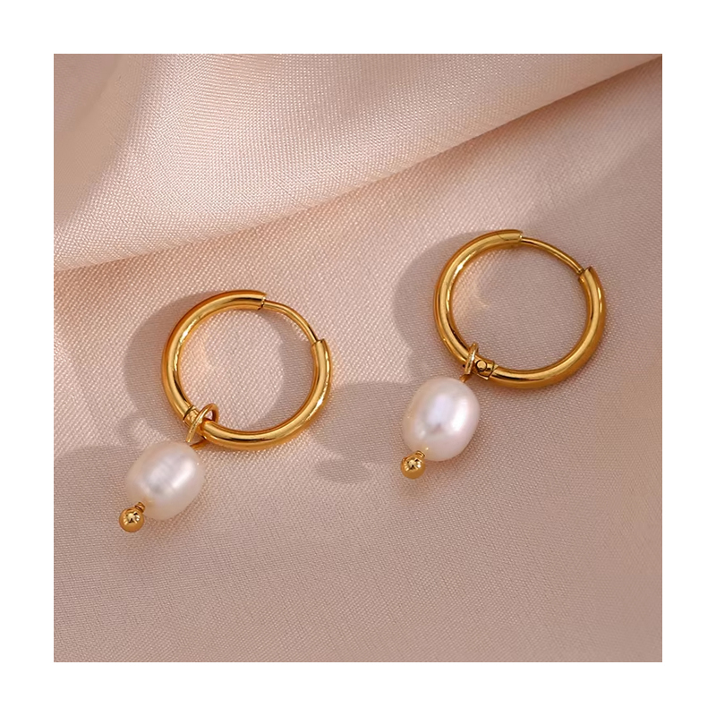 Trendy Real Baroque Freshwater Pearl Necklace