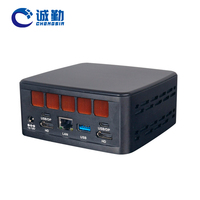 Usine Nuc Mini Pc Intel 11e génération Core I3 I5 I7-11390H 2 * DDR4 64GB Mini étui Pc 2LAN X86 Linux Barebone boîtier d'ordinateur Portable