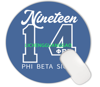 Kız Öğrenci Yurdu Mouse Pad'i Phi Delta Kappa Ulusal Kız Öğrenci Yurdu Yüksek Kaliteli Yuvarlaklık Rahat Özel Kauçuk Mouse Pad Ofis İçin