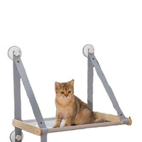 Lit pour chat à ventouse à fixation murale, nouvelle conception, grande capacité de charge, lit pour chat à ventouse, hamac pour chat suspendu à la fenêtre