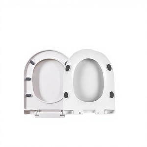 <span class=keywords><strong>Tapa</strong></span> de Inodoro <span class=keywords><strong>Universal</strong></span> en Forma de U, de Plástico, Moderna y Minimalista, con Múltiples Cojines Antirrotura y Reforzada - Product Image 1
