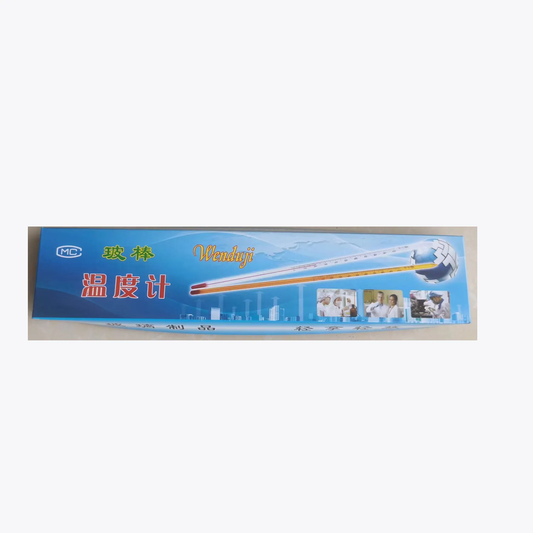Industriële Thermometer Hoge Kwaliteit Made In China Rode Vloeistof Hoge Precisie Geen Moeten Dump Automatische Temperatuurstijging