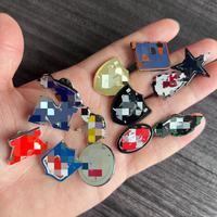Groothandel 25mm sport pins nieuwe Er hoedspelden antieke ijzeren emaille kleding US voetbalteam logo gestanst bronzen sportpins voor kleding
