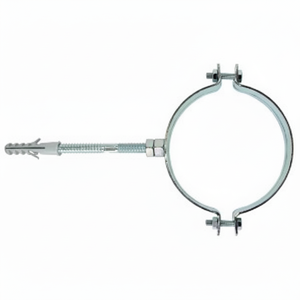 Collar de acero VORPA VRP 464 con pasador de nailon para tubos de 90mm, accesorios de ropa - Product Image 1