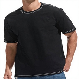 Camiseta de Cuello Redondo para Hombre, 100% Algodón Premium, 240 GSM, con Logotipo Personalizado OEM, Impresión en Serigrafía - Product Image 5