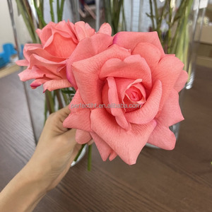 ดอกกุหลาบยางลาเท็กซ์สัมผัสเหมือนจริง <span class=keywords><strong>ราคา</strong></span>โรงงาน ก้านเดี่ยว ดอกไม้ประดิษฐ์ ดูเป็นธรรมชาติ ช่อดอกไม้งานแต่งงาน ตกแต่งบ้าน - Product Image 6