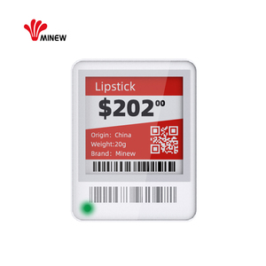 Minew 3-MÀU E-ink 1.54inch epaper ESL ble5.0 điện tử nhãn Kệ ESL hệ thống eink hiển thị kỹ thuật số giá Tag cho bán lẻ - Product Image 1