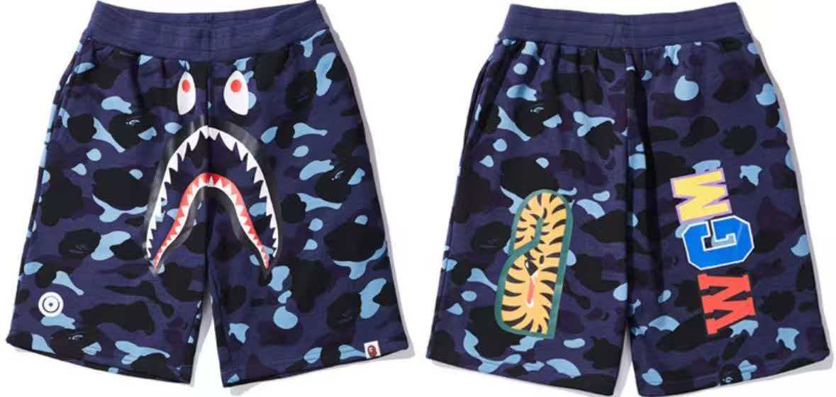 Blue shorts