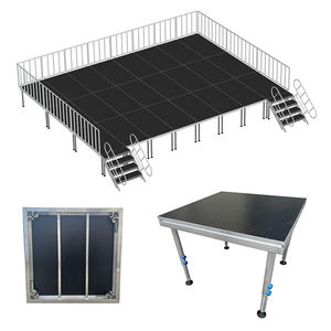 เวทีอะลูมิเนียมแบบแยกส่วนกันลื่นสำหรับงานกิจกรรมกลางแจ้งเวทีเคลื่อนที่เป็นวงกลม - Product Image 2