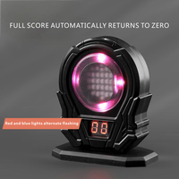 Cible de tir électronique à détection laser infrarouge, réinitialisation automatique, entraînement en extérieur, voyant LED, jouet pour adulte