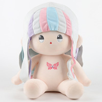 Jouets en peluche personnalisés en gros, figurines humaines, OEM/ODM, poupées personnalisées, rembourrage en coton PP, 11-30 cm, unisexe, directement de l'usine