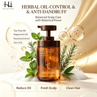 Shampo Jahe Private Label OEM Anti Rontok Mengontrol Minyak Membersihkan Kulit Kepala Secara Mendalam 500ml Organik Logo Kustom Salon Hotel Grosir