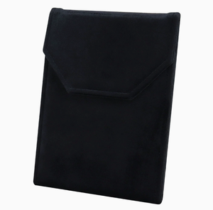 Bolsa de terciopelo de alta gama personalizada con botones de perlas, bolsa portátil multifuncional para guardar y exhibir conjuntos de aretes. - Product Image 6