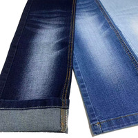 Tissu en denim bleu coton-spandex, 12oz, matériau en denim de haute qualité le plus vendu