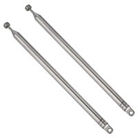 Antenne Radio Portable 7 Sections Télescopique 74cm Antenne AM et FM Compatible avec le Récepteur Stéréo Maison Radio Portable Intérieur