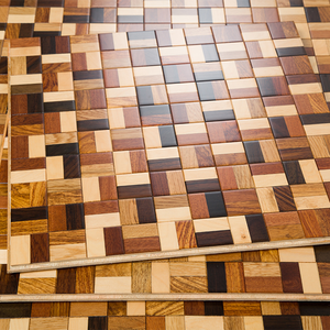 Parquet de Madera de Teca Multicapa Antipolillas, Acabado Liso Francés, Grado CE AB, 14mm 15mm, con Sistema T&G, para Áreas de Alto Tráfico - Product Image 1