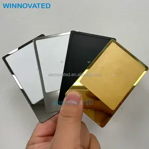 Custom Digital Rewritable Metal Business Card Blank With NFC