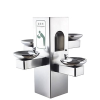 Fontaine à eau à bulles en forme de main Distributeur d'eau en acier inoxydable Extérieur pour lieux publics