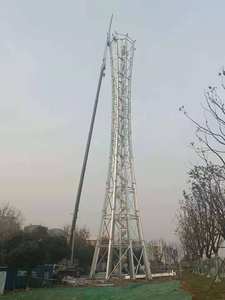 <span class=keywords><strong>Tour</strong></span> <span class=keywords><strong>d</strong></span>'<span class=keywords><strong>observation</strong></span> préfabriquée en tube <span class=keywords><strong>d</strong></span>'acier avec antenne paratonnerre à plate-forme en acier pour négliger les télécommunications - Product Image 2