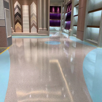 Peinture époxy liquide effet marbre autolissante, résistante à l'usure et imperméable pour salle de bain, cuisine, salle d'exposition