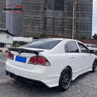 Spoiler Belakang Model FD 2 Bahan ABS Langsung dari Pabrik dengan Lampu, Bodykit Mobil untuk Honda Civic Generasi ke-8 Tahun 2006-2011