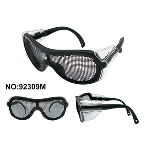 Lunettes de sécurité laser polyvalentes en maille métallique avec branches et protections latérales prêtes pour la sangle - Product Image 2