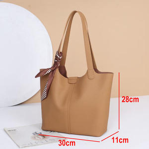 Grands sacs fourre-tout pour femmes en cuir de vache véritable, sacs à main pour femmes, sac à bandoulière 9230 - Product Image 6