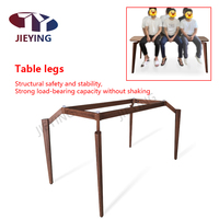 Jieying salon Table à manger cadre de meubles en fer avec pieds en métal accessoires de quincaillerie de meubles Base de Table basse