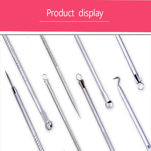 Facial Cleansing <strong>Blackhead</strong> Extraction <strong>Tool</strong> 4Pcs Set Stainless Steel Acne Removal Needle <strong>Blackhead</strong> <strong>Remover</strong> Needle Pore Cleaning - Product Image 5