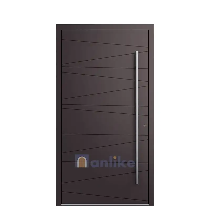 Anlike Luxury Gold Other Aluminum Double Simple Villa Front Royal Metal Modern Security Entry Exterior Door