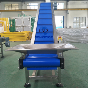 IVZ <strong>Conveyor</strong> Food Grade Durable Inclined <strong>Belt</strong> <strong>Conveyor</strong> With Easy Cleanliness And Adjustable Speed PU/PVC <strong>Belt</strong> - Product Image 3
