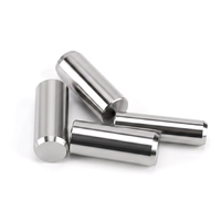 Colonne de fixation cylindrique en acier inoxydable GB119, axe solide à fente pour positionnement, personnalisation disponible (M3 M4 M5)