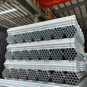 Schedule 40 High Quality 3 Inch 4 Inch Hot Dip Galvanized Round Steel Iron Pipe Price 20 Ft Galvanized Steel Pipe