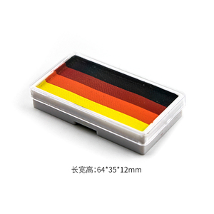 Peinture multicolore pour le visage, <span class=keywords><strong>Halloween</strong></span>, fête, jeu de balle, Fan, fantaisie, Art corporel, <span class=keywords><strong>maquillage</strong></span>, Pigment, pinceau, visage, peinture corporelle - Product Image 5