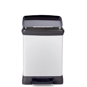 Cestino per la Raccolta Differenziata 10+18 L in Acciaio Metallizzato con Doppio Scomparto - Product Image 2