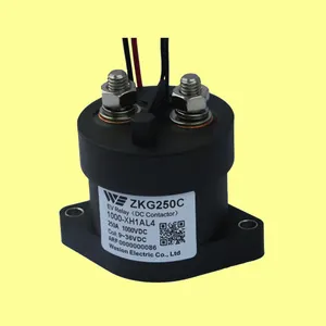 DC ke AC 250A Relay SSR 1000VDC suku cadang otomatis nilai tegangan beban 1000V/1500V Relay untuk pengontrol industri tegangan tinggi