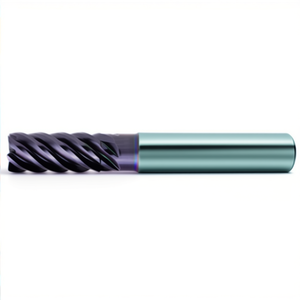 Fraise à queue en carbure Ttake Ta1440, revêtement Nano TiAlN, hélice 44 45 46 degrés, 6 cannelures - Product Image 2