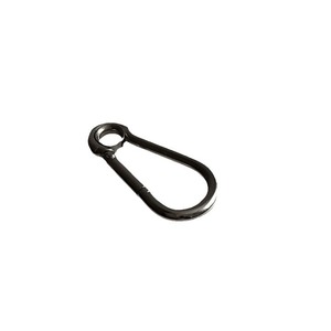 Mousqueton en acier inoxydable M6 avec anneau pour le camping en plein air, le canoë, le kayak, la connexion et la sécurisation de l'équipement, 2 pièces - Product Image 5