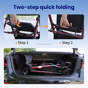 Máy trợ giúp đi bộ gấp gọn tùy chỉnh dành cho người già khuyết tật, người bệnh, thiết bị phục hồi chức năng giúp người đứng thẳng - Product Image 5