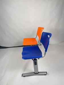 Bancs d'aéroport pour deux personnes, rangées de chaises d'attente en plastique pour lieux publics, matériau métallique pour les écoles, les hôpitaux, les hôtels, les parcs - Product Image 6