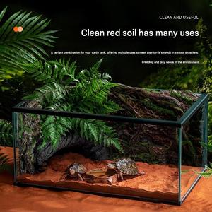 CLEEN Usine En Gros De Haute Qualité Reptile Naturel Argile Rouge Substrat Terrarium Sol Literie Désert Habitat <span class=keywords><strong>Lézard</strong></span> <span class=keywords><strong>Gecko</strong></span> - Product Image 4