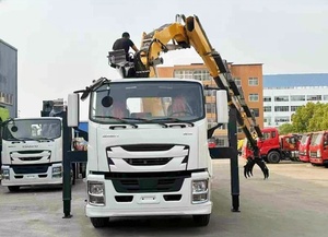 Camión <span class=keywords><strong>Grúa</strong></span> Hidráulica ISUZU 4x2 Versátil de 8 Toneladas <span class=keywords><strong>para</strong></span> Carga de Residuos y <span class=keywords><strong>Madera</strong></span> <span class=keywords><strong>con</strong></span> <span class=keywords><strong>Grúa</strong></span> Montada en el Camión - Product Image 2