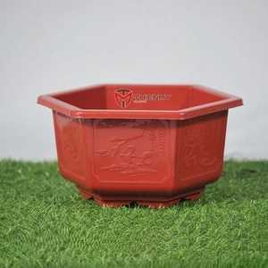 Pots à bonsaï légers en briques rouges en gros - Jardinières en plastique pour la décoration intérieure et extérieure - Product Image 1