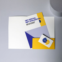 Carpetas de Negocios Ecológicas de Papel/Cartón Kraft con Bolsillos, Impresión Offset con Logotipo Personalizado para Documentos A4/A5, Fábrica China