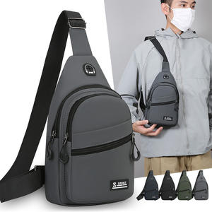 S Sport – sac de poitrine pour hommes, vert militaire, grande capacité, sac à bandoulière portable pour l'extérieur, sac à bandoulière pour cyclisme - Product Image 2