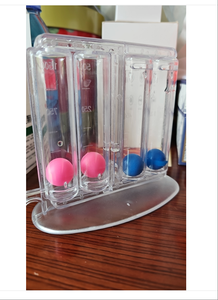 Entraîneur respiratoire 3 Ball Instrument Étudiant Capacité pulmonaire Entraîneur Fonction pulmonaire Exercice Équipement de réadaptation Test physique - Product Image 4