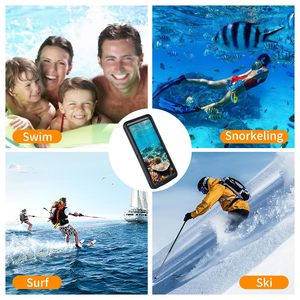Funda de teléfono impermeable de autocomprobación para teléfonos inteligentes de 6,9 pulgadas, carcasa subacuática IP68 de 33 pies con pantalla táctil y cubierta de cámara HD - Product Image 6